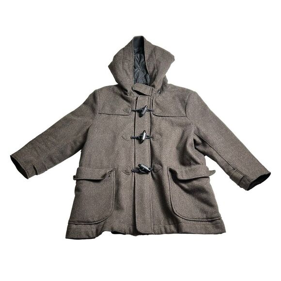 GAP Coat Womens Large Tweed Wool Blend Toggle Button Jacket - Picture 1 of 12